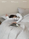 Load image into Gallery viewer, FANTASIA set dream planet [moon time series] premium gray autumn and winter cotton polished four-piece pure cotton sheets