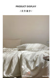 Load image into Gallery viewer, FANTASIA Collection Dream Planet [Moonrise Tide] Class A Pure White Waffle Pure Cotton Four-piece Cotton Sheet