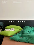 Load image into Gallery viewer, FANTASIA Dream Planet [Looking for Oslo] Contrasting Color Class A Knitted Cotton Four-piece Cotton Sheet