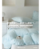 Load image into Gallery viewer, FANTASIA Dream Planet [Mint Girl] Blue Cotton Double Yarn Bed Four-piece Cotton Sheet