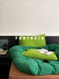 Load image into Gallery viewer, FANTASIA Dream Planet [Looking for Oslo] Contrasting Color Class A Knitted Cotton Four-piece Cotton Sheet