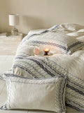 Load image into Gallery viewer, French retro cotton and linen bed four-piece high-end jacquard corner quilt cover skin-friendly light luxury pure cotton bed sheet mattress