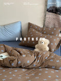Load image into Gallery viewer, FANTASIA Collection Dream Planet [California Sweetheart] Bow Cotton Knitted Cotton Four-piece Cotton Sheet
