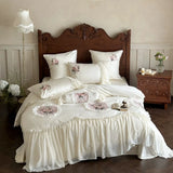 Load image into Gallery viewer, Princess style new 100S long-staple cotton sheets four-piece cotton pure cotton quilt cover premium French bedding