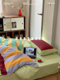 Load image into Gallery viewer, FANTASIA Collection Dream Planet [Clear Sky Fantasy Island] Dopamine Cotton Bed Four-piece Cotton Sheet