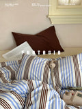 Load image into Gallery viewer, FANTASIA Collection Dream Planet [Star Season Pickup] British Style Striped Cotton Bed Four-piece Cotton Sheet