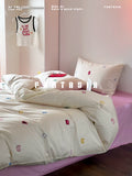 Load image into Gallery viewer, FANTASIA Collection Dream Planet [Sugar Coated Carat Sea] 100S Jewel Cotton Bed Four-piece Cotton Sheet