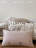 Load image into Gallery viewer, FANTASIA Dream Planet [Leo Window Sill] Premium Sense Polka Dot Girl Cotton Four-piece Cotton Sheet