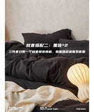 Load image into Gallery viewer, FANTASIA Collection Dream Planet [Contrary Soul] Black Cotton Double Yarn Bed Four-piece Cotton Sheet