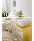 Load image into Gallery viewer, FANTASIA Collection Dream Planet [Falling Night Broken Star] Polka Dot Cotton Double Yarn Bed Four-piece Cotton Sheet
