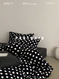 Load image into Gallery viewer, FANTASIA Collection Dream Planet [Out of Focus Confession] Polka Dot Knitted Cotton Cotton Bed Four-piece Cotton Sheet