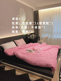 Load image into Gallery viewer, FANTASIA Collection Dream Planet [California Neon] Sweet Cool Pink and Blue Contrasting Color Knitted Cotton Four-piece Cotton Sheet