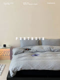 Load image into Gallery viewer, FANTASIA Collection Dream Planet [Floating Iceland] Polka Dot Knitted Cotton Bed Four-piece Cotton Sheet