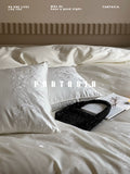 Load image into Gallery viewer, FANTASIA Collection Dream Planet [Jacaranda White Dew] Premium Embroidery Cotton Bed Four-piece Cotton Sheet