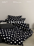 Load image into Gallery viewer, FANTASIA Collection Dream Planet [Out of Focus Confession] Polka Dot Knitted Cotton Cotton Bed Four-piece Cotton Sheet