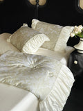 Load image into Gallery viewer, French girl heart cool feeling Lenzing Tencel Xia Liang quilt four-piece washable air conditioner quilt ice silk thin sleeping quilt