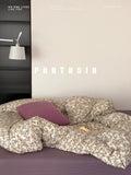 Load image into Gallery viewer, FANTASIA Collection Dream Planet [Old Dream Provence] French Vintage Knitted Cotton Four-piece Cotton Sheet