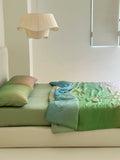 Load image into Gallery viewer, Light luxury advanced gradual change summer naked sleeping Lenzing Tencel summer cool quilt four-piece cool silky smooth air conditioner quilt bedding