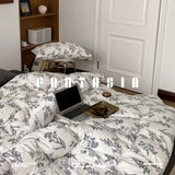 Load image into Gallery viewer, FANTASIA Collection Dream Planet [Baroque Love Letter] French Retro Knitted Cotton Bed Four-piece Sheet Set