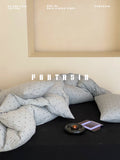 Load image into Gallery viewer, FANTASIA Collection Dream Planet [Floating Iceland] Polka Dot Knitted Cotton Bed Four-piece Cotton Sheet