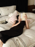 Load image into Gallery viewer, Winter warm carved milk fleece four-piece set small fragrant wind webbing thickened coral fleece quilt cover girl heart bedding