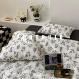 Load image into Gallery viewer, FANTASIA Collection Dream Planet [Baroque Love Letter] French Retro Knitted Cotton Bed Four-piece Sheet Set