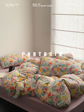 Load image into Gallery viewer, FANTASIA Collection Dream Planet [Afternoon in Ningfu] Class A knitted cotton bed four-piece cotton bed sheet