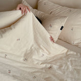 Load image into Gallery viewer, Sleeping naked and skin-friendly  Double-layer yarn Xia Liang quilt four-piece machine washable air conditioner thin quilt summer pure cotton super soft bedding