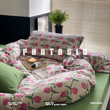 Load image into Gallery viewer, FANTASIA Dream Planet [Emily] Tulip Knitted Cotton Four-piece Cotton Tianzhu Cotton Sheet