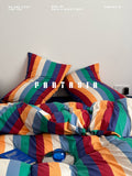 Load image into Gallery viewer, FANTASIA Collection Dream Planet [Stun Artist] Class A Striped Knitted Cotton Four-piece Cotton Sheet