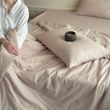 Load image into Gallery viewer, Sleeping naked and skin-friendly  Double-layer yarn Xia Liang quilt four-piece machine washable air conditioner thin quilt summer pure cotton super soft bedding
